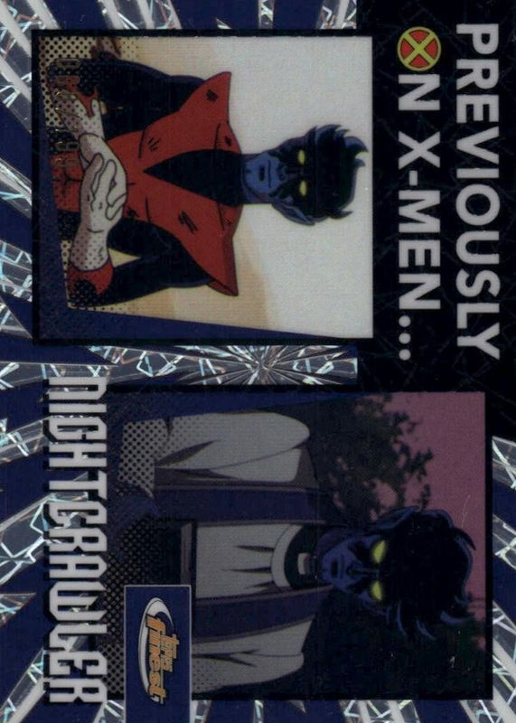 2025 Topps Finest X-Men 97 #PO-19 Previously On X-Men - Laser Refractor /199