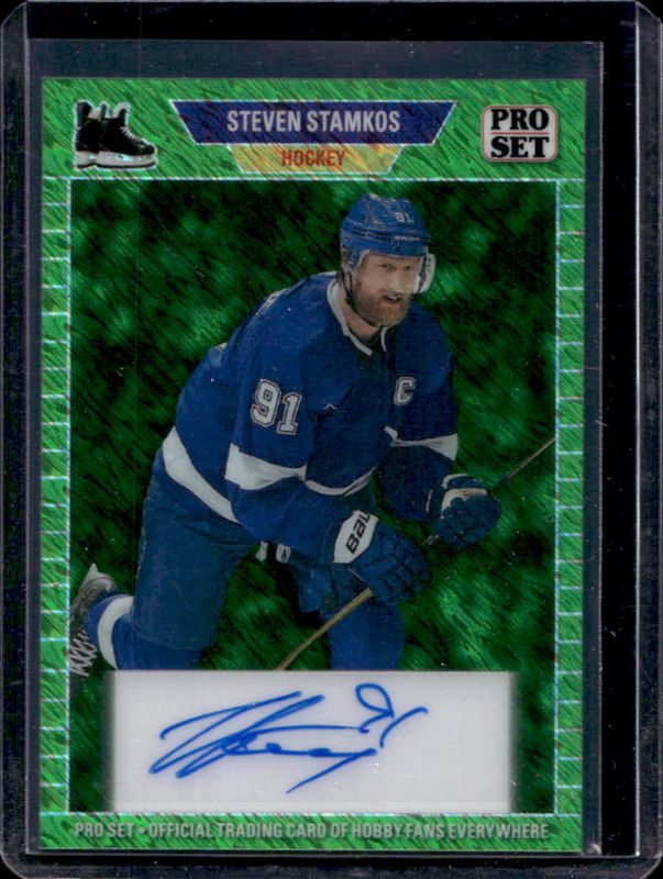 2024 Leaf Collective #89A-SS3 1989 Pro Set Auto - Green Shimmer /1