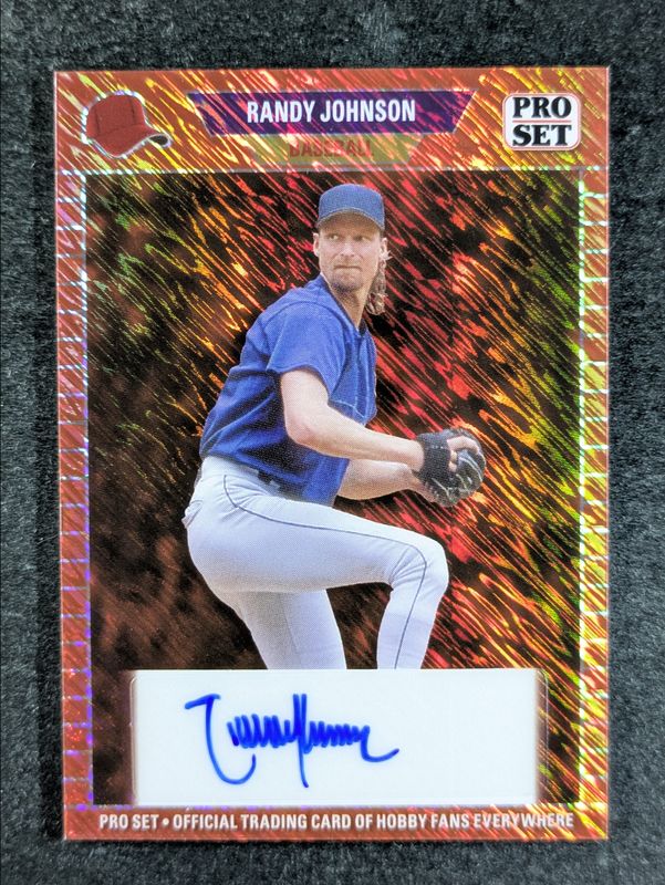 2024 Leaf Collective #89A-RJ1 1989 Pro Set Auto - Orange Shimmer /1