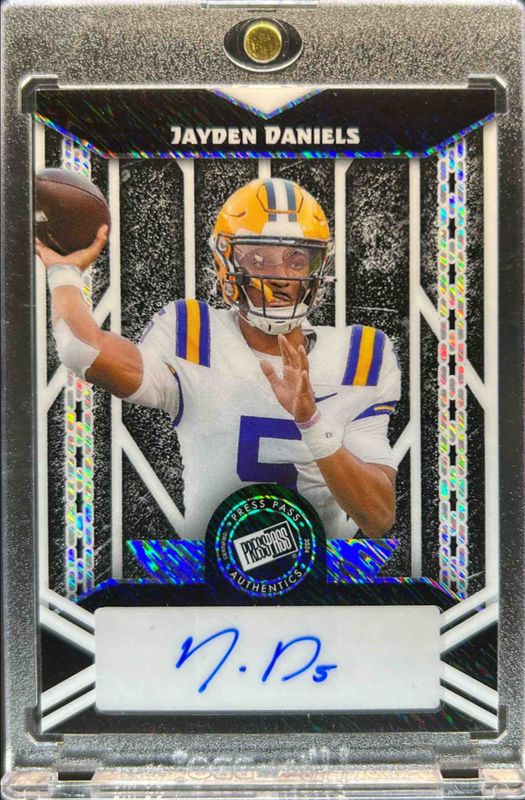 2024 Leaf Collective #20A-JD2 2000 Press Pass Auto - White Shimmer /1