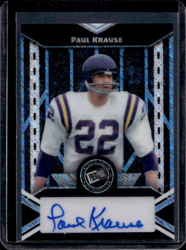2024 Leaf Collective #20A-PK2 2000 Press Pass Auto - Light Blue Shimmer /1