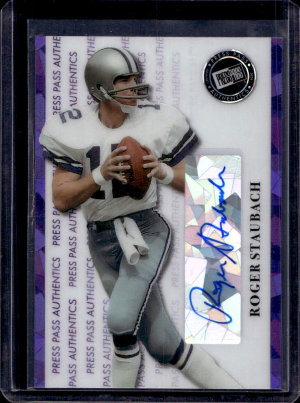 2024 Leaf Collective #PP-RS1 Press Pass Authentics - Purple Crystal /7