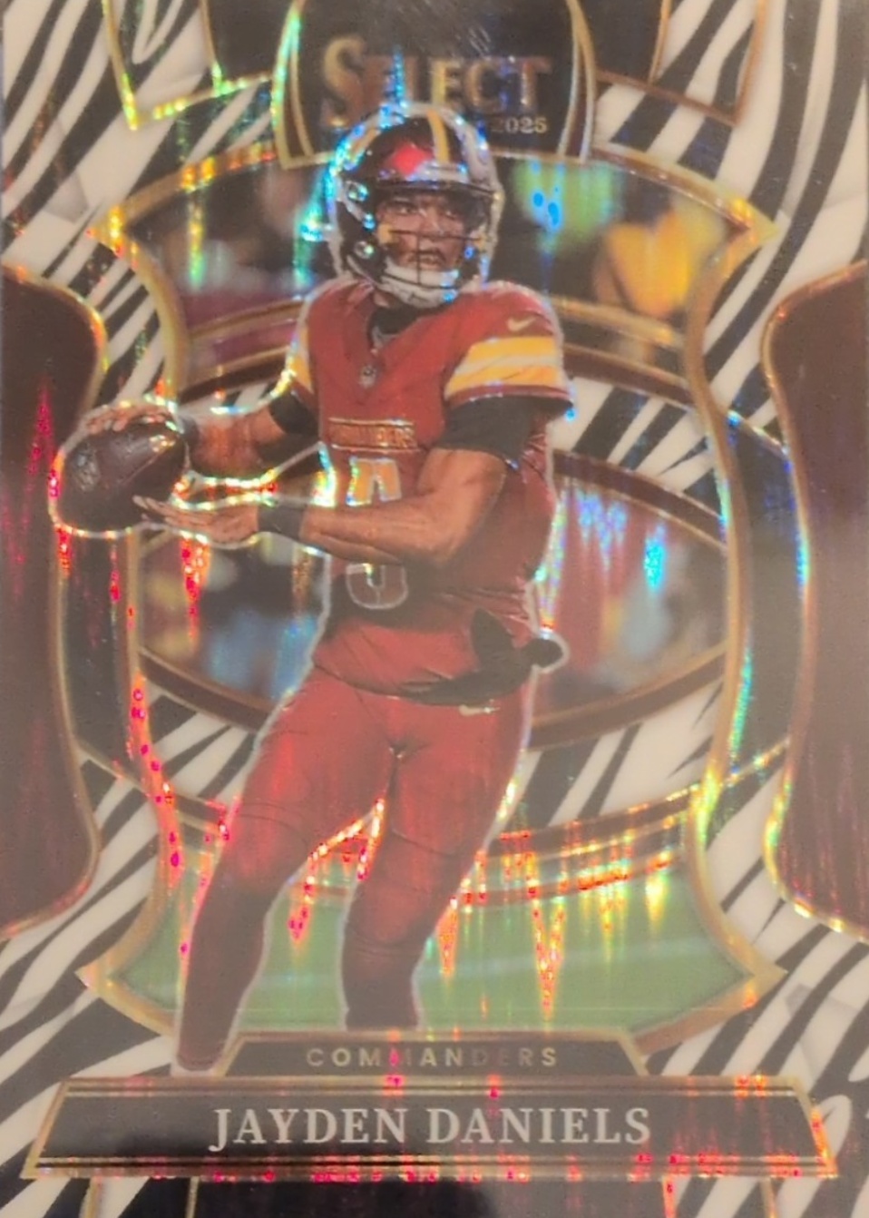 Jayden Daniels 2025 Select #88 Concourse Zebra /(SSP) Price Guide