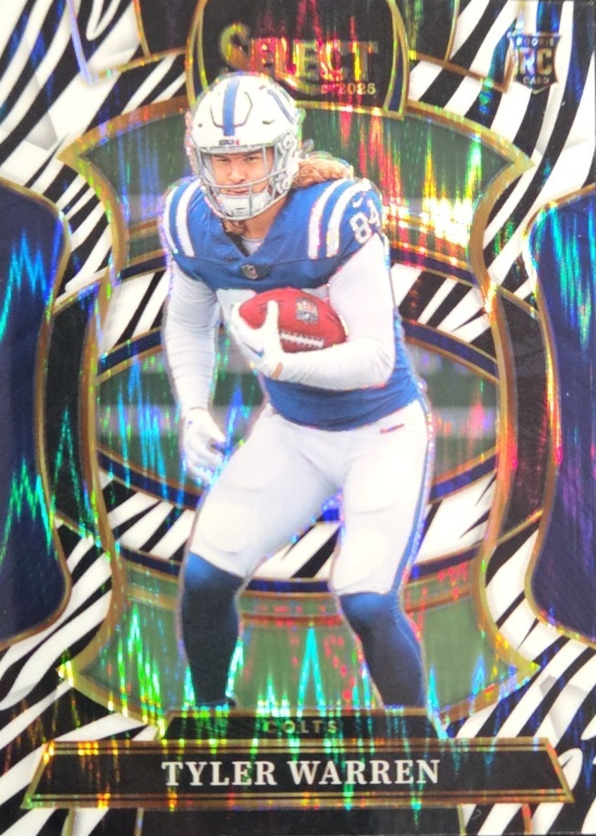 Tyler Warren 2025 Select #33 Concourse Zebra /(SSP) Price Guide ...