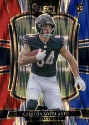 2025 Select #172 Premier Level Red & Blue Shock