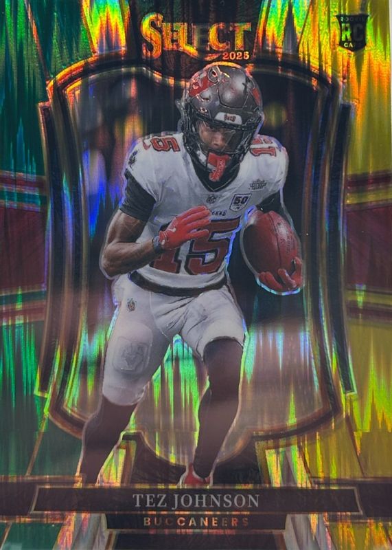 2025 Select #138 Premier Level Green & Yellow Shock