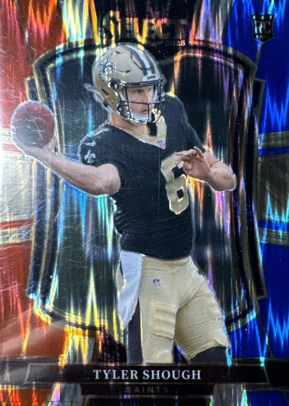 2025 Select #141 Premier Level Red & Blue Shock