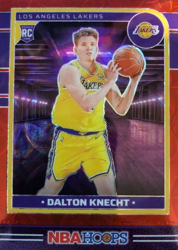Dalton Knecht 2024 Hoops #247 Premium Red Scope /49 Rookie RAW