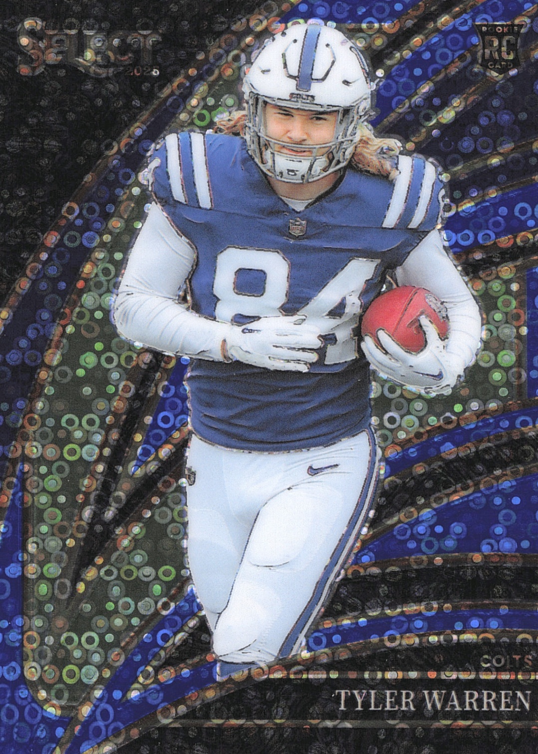 Tyler Warren 2025 Select #233 Club Level Blue Disco /25 Price Guide ...