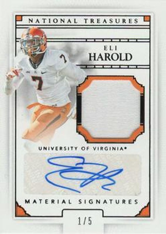 2016 National Treasures Collegiate #37 Materials Signatures - Black /5