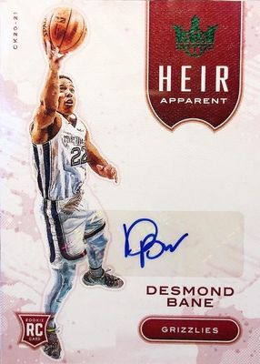 2020 Court Kings #HA-DBA Heir Apparent Autographs - Jade