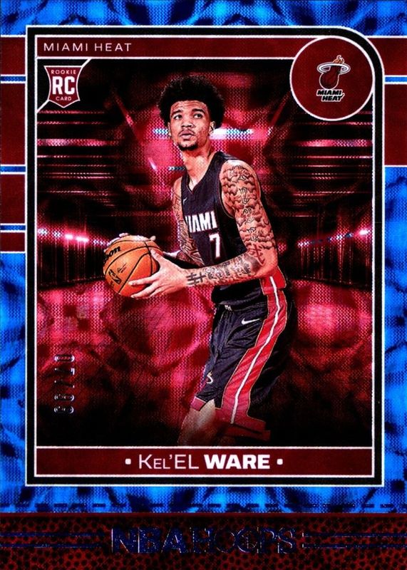 Kel'el Ware 2024 Hoops #245 Blue Scope /99 Rookie RAW