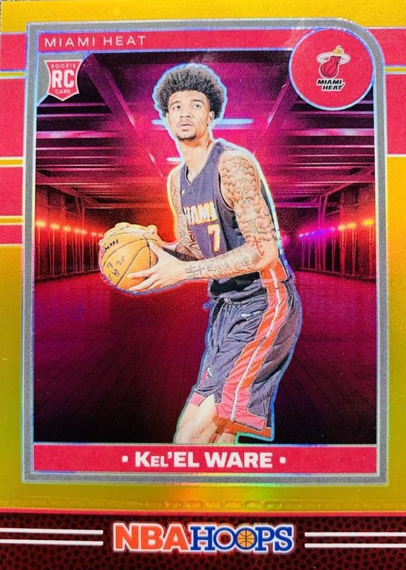 Kel'el Ware 2024 Hoops #245 Premium Gold /10 Rookie RAW