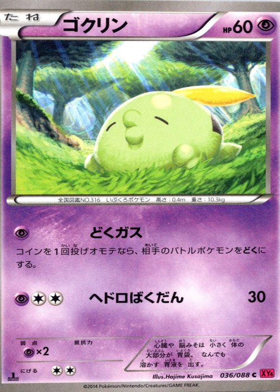 2014 Japanese XY: Phantom Gate #036/088 1st Edition