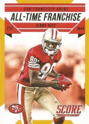 2015 Score #4 All Time Franchise - Gold