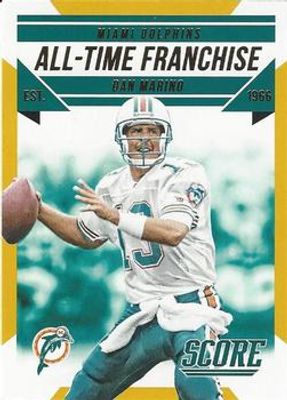 2015 Score #7 All Time Franchise - Gold