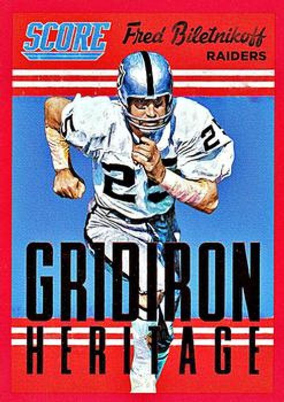 2015 Score #14 Gridiron Heritage - Red