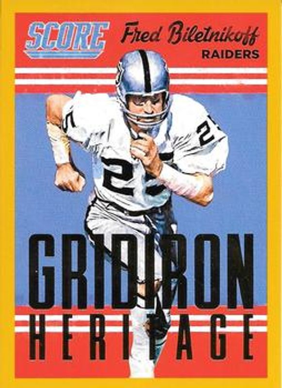2015 Score #14 Gridiron Heritage - Gold