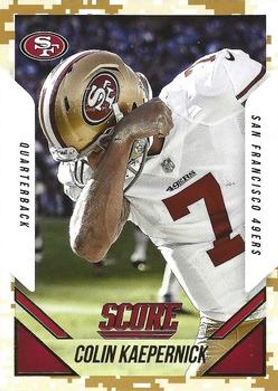 2015 Score #45 SP Photo Variations Desert - Camo