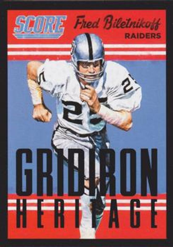 2015 Score #14 Gridiron Heritage - Black
