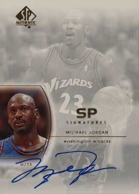 2002 SP Authentic #MJ SP Signatures