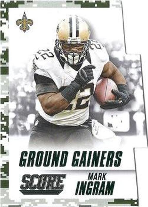 2015 Score #11 Ground Gainers Green - Camo