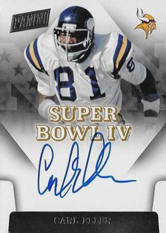2015 Spectra #SBIV-CE Super Bowl Signatures