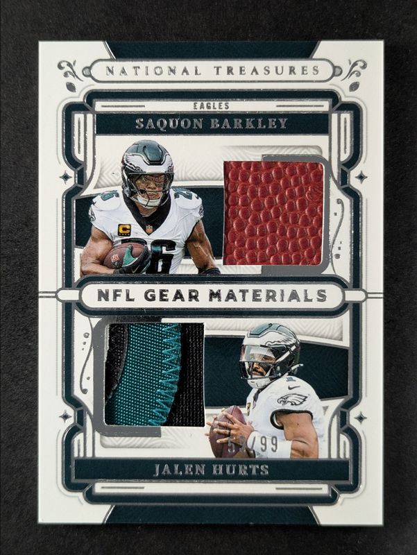 2025 National Treasures #GCM-BH NFL Gear Combo Materials /99