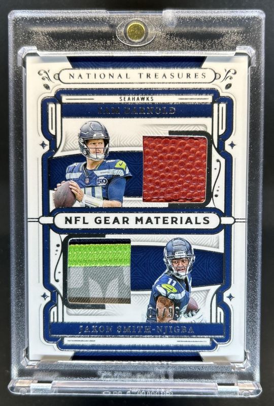 2025 National Treasures #GCM-DN NFL Gear Combo Materials /99