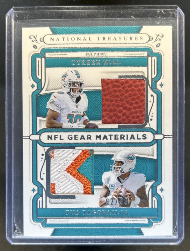 2025 National Treasures #GCM-HT NFL Gear Combo Materials /99