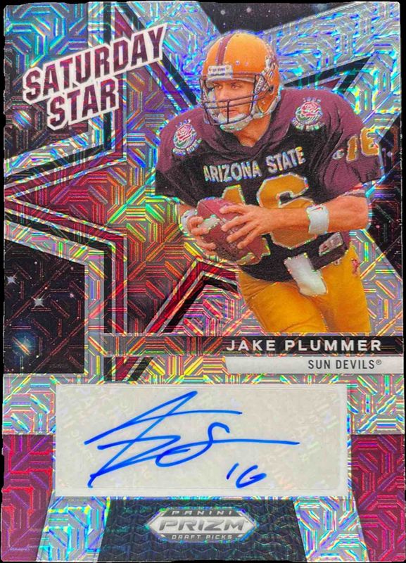 2025 Prizm Draft Picks #24 Saturday Star Signatures - Mojo /25