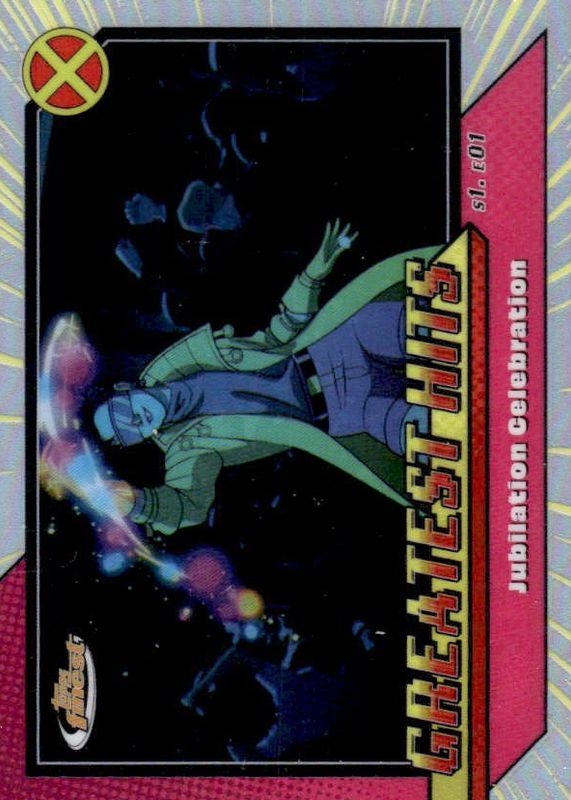 Jubilation Celebration 2025 Topps Finest X-Men 97 #GH-2 Greatest Hits RAW