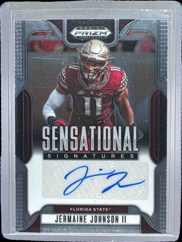 2025 Prizm Draft Picks #26 Sensational Signatures