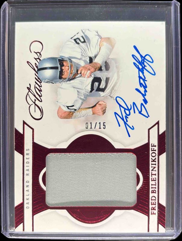 2025 Flawless #28 Patch Autographs - Ruby /15