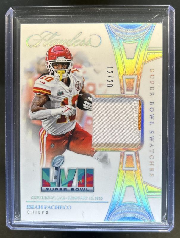 2025 Flawless #3 Super Bowl Swatches - Silver /20