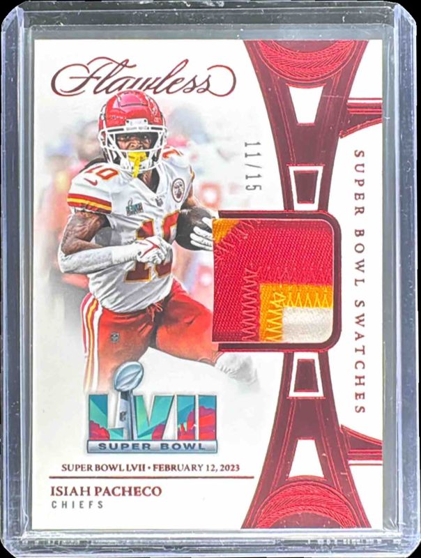 2025 Flawless #3 Super Bowl Swatches - Ruby /15
