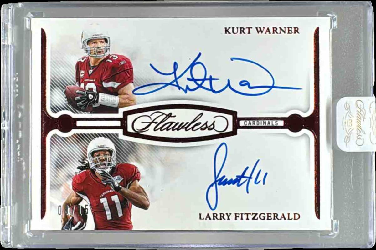 2025 Flawless #2 2024 Panini Flawless Football - Flawless Dual Autographs - Ruby
