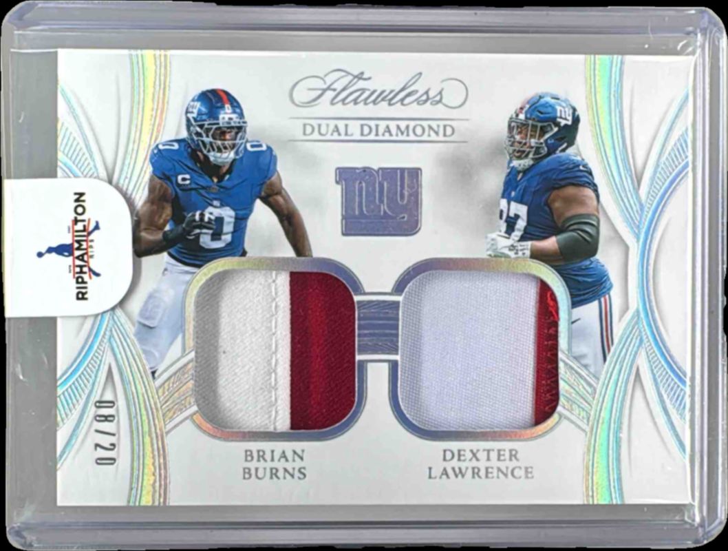 2025 Flawless #16 Dual Diamond Memorabilia - Silver /20