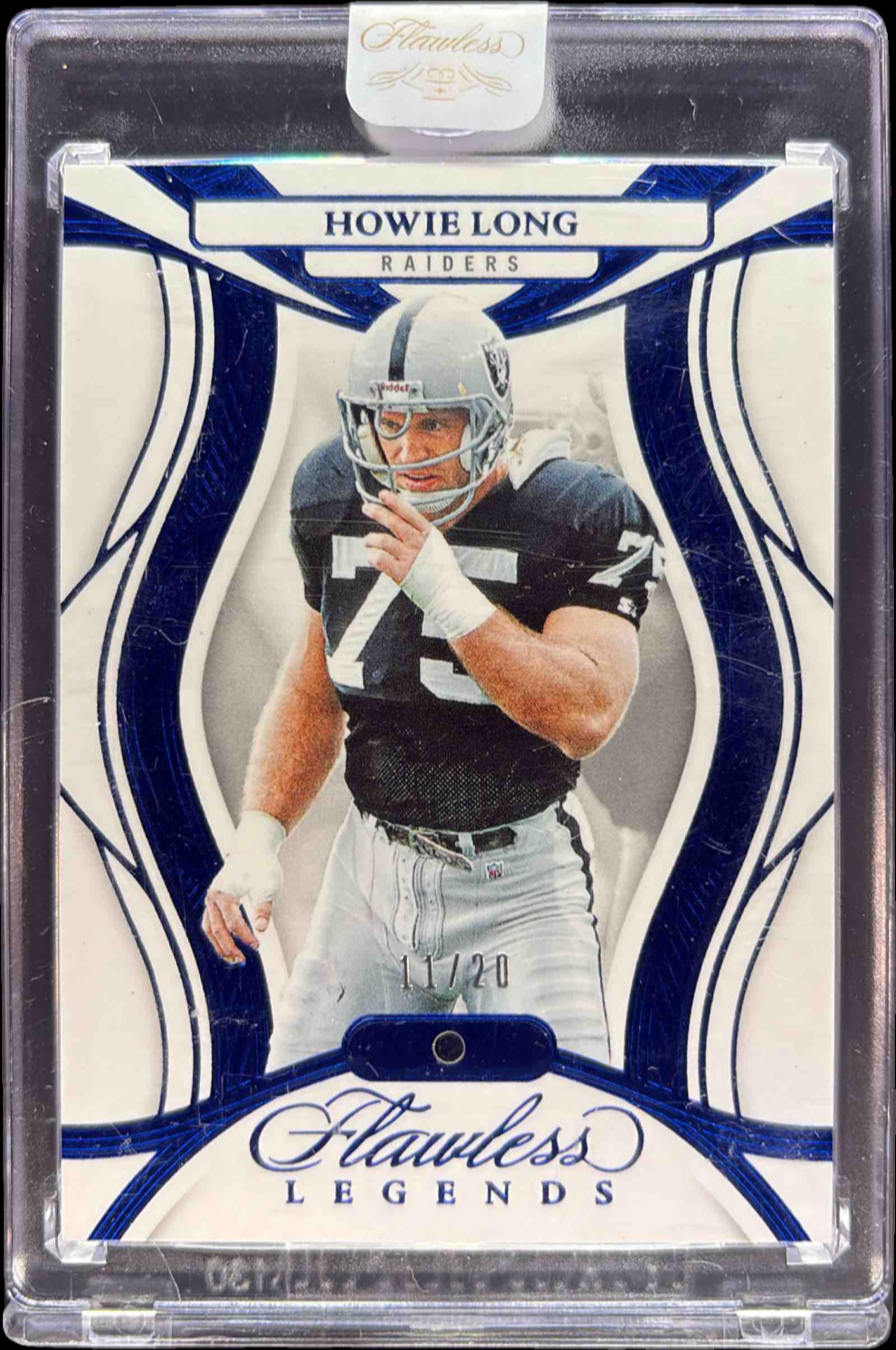 Howie Long 2025 Flawless #69 Legends - Sapphire /20 Price Guide ...
