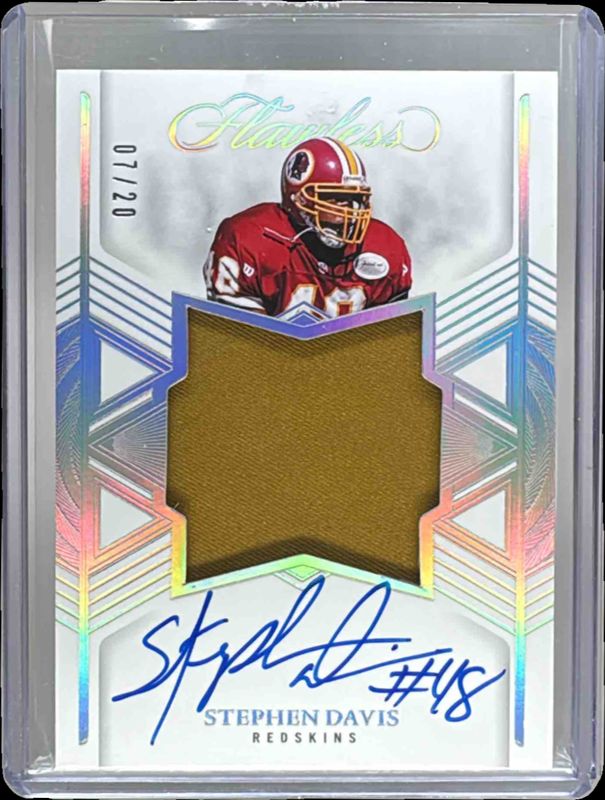 2025 Flawless #25 Star Swatch Signatures - Silver /20