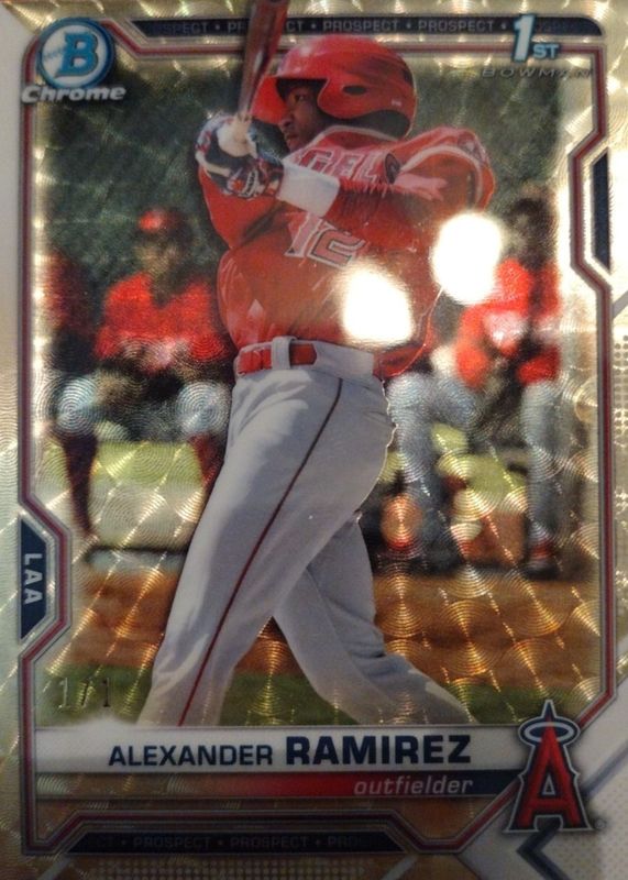 2021 Bowman #BCP-145 Chrome Prospects - Superfractor /1 (1st)
