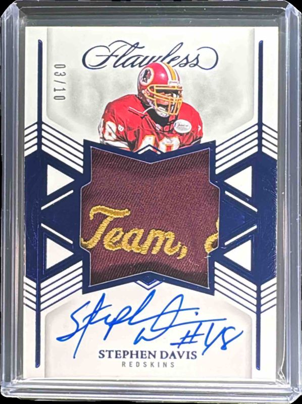 2025 Flawless #25 Star Swatch Signatures - Sapphire /10
