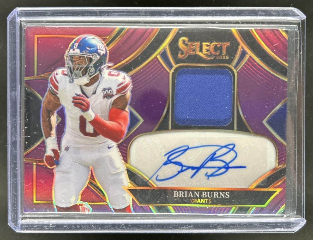 2025 Select #SME-BBS Signatures Memorabilia - Purple /49