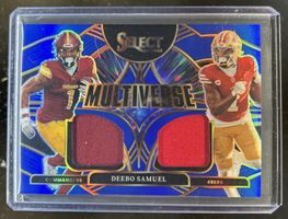 Deebo Samuel 2025 Select #MVJ-DSL Multiverse Jerseys - Blue Price