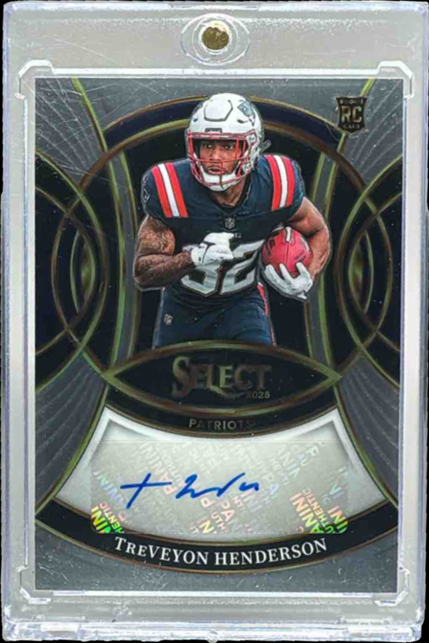 TreVeyon Henderson 2025 Select #RSI-THN Rookie Signatures Price
