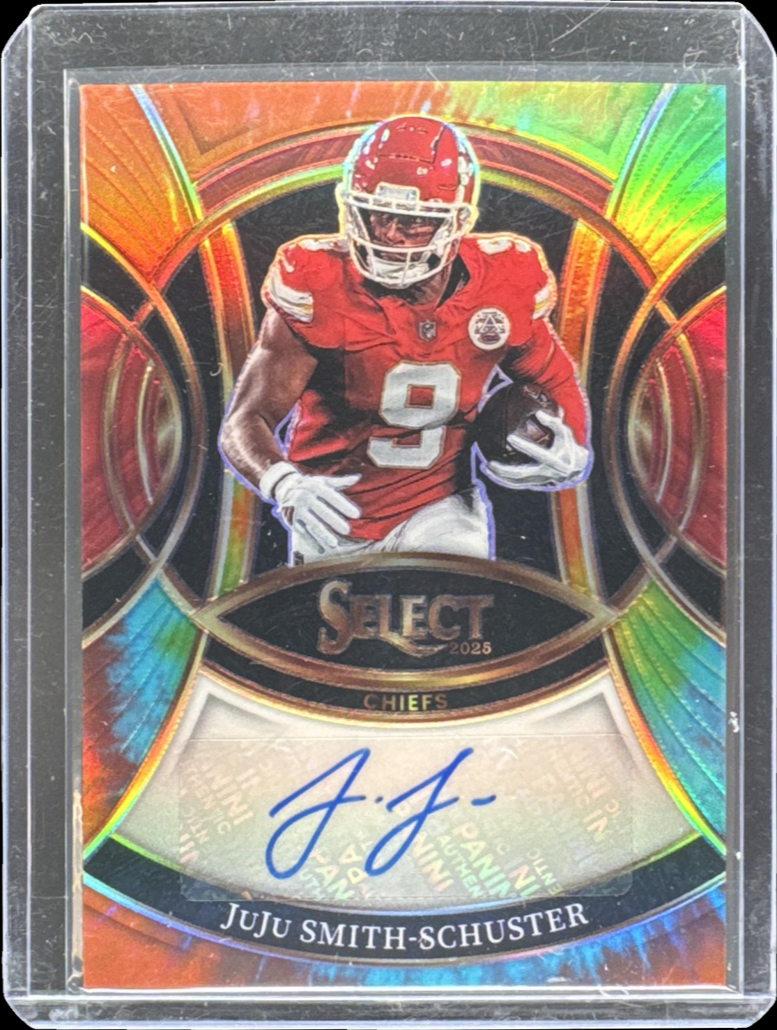JuJu Smith-Schuster 2025 Select #SP-JSR Signatures - Tie-Dye /25