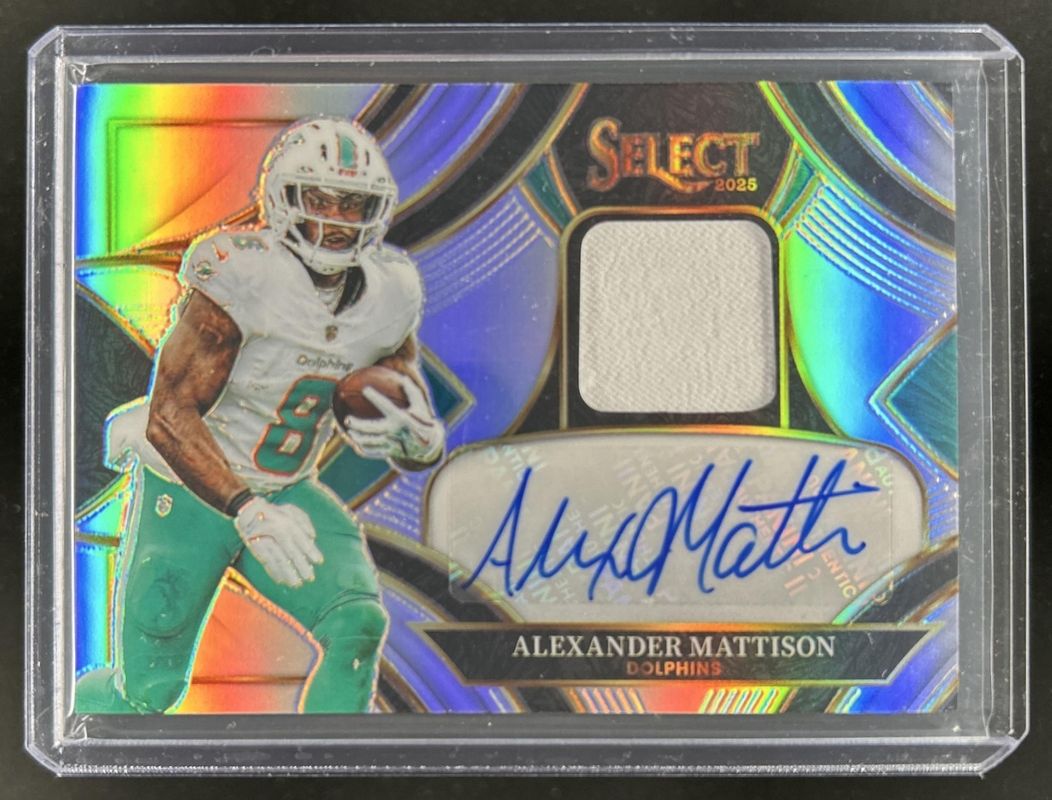 2025 Select #SME-AMN Signatures Memorabilia - Silver /249