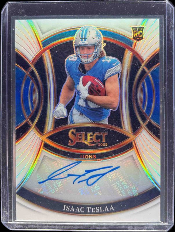 Isaac TeSlaa 2025 Select #RSI-ITA Rookie Signatures - White /35 Price ...