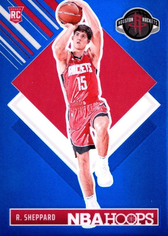Reed Sheppard 2024 Hoops #291 Tribute - Premium Blue /49 Rookie RAW
