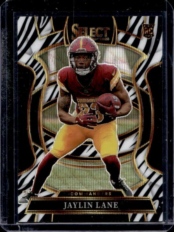 Jaylin Lane 2025 Select #89 Concourse Zebra /(SSP) Price Guide